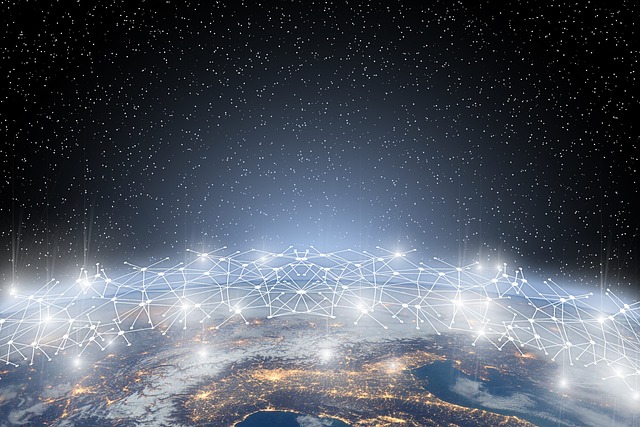 Quantum computing network and global connectivity representing our mission